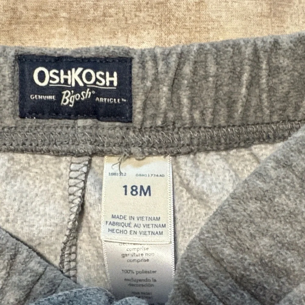 OshKosh B'gosh Charcoal Kids fleece pants
